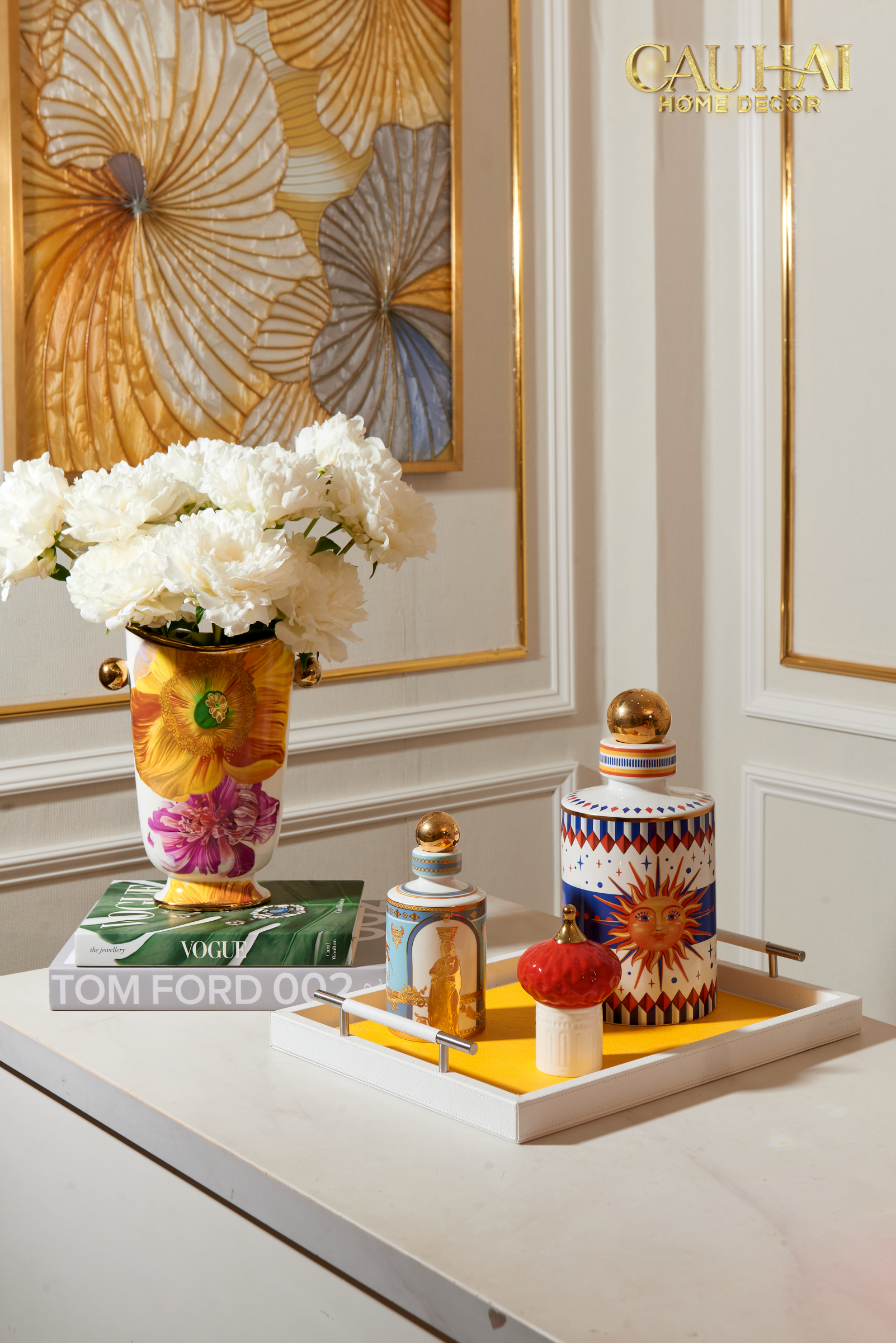 Maison Couture - Lọ Khuếch Tán Tinh Dầu Florenzo Essence Impériale (K Gồm Tinh Dầu )-Home Fragrance-CẬU HAI HOME DECOR