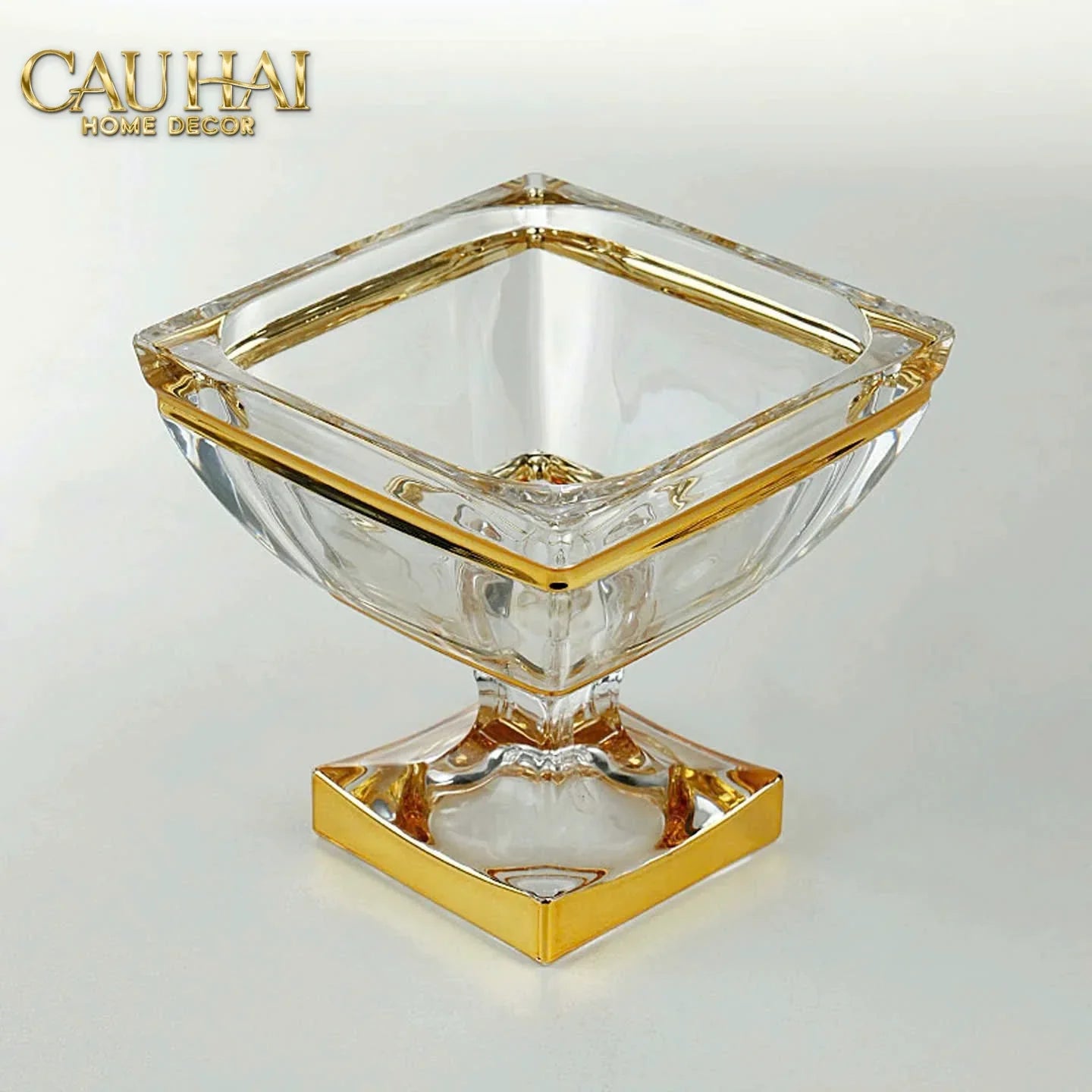 Maison Couture - Lọ Pha Lê Aureus Impérial Cristalleries Bonbonnière-Lọ kẹo Canister Bonbonnière-CẬU HAI HOME DECOR