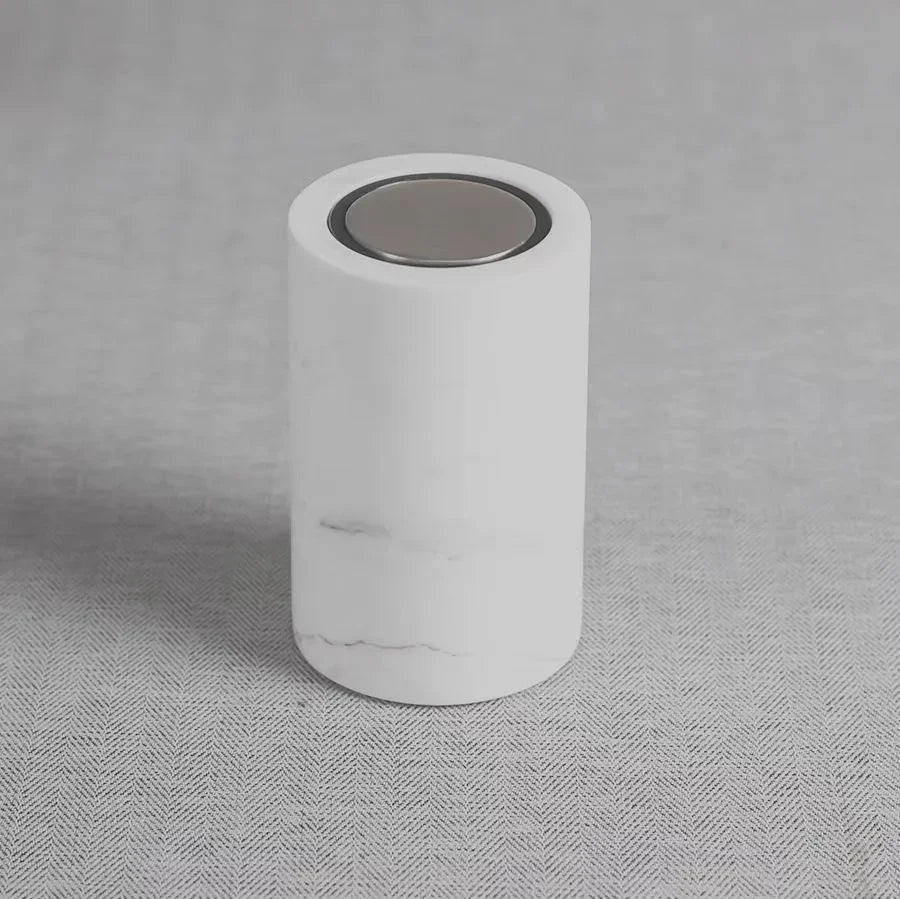 Maison Couture - Lọ Tăm Đá Marble Brasson Sauvage Blanche Marbre D’Ivoire-CẬU HAI HOME DECOR