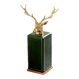 Maison Couture - Lọ Tăm Oakwood Lux Leather - Vert Alley-HŨ TRANG TRÍ-Đối tác tại Trung Quốc theo từng đơn đặt hàng-CẬU HAI HOME DECOR
