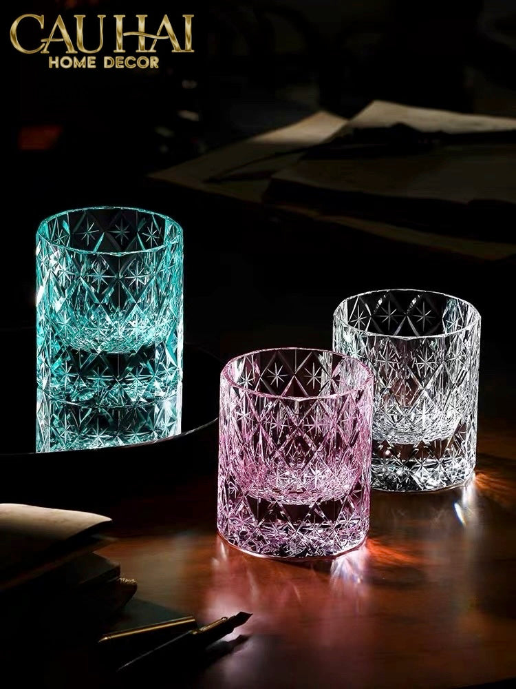 Maison Couture - Ly Pha Lê Cristalleries Cyan Glasses...-LY PHA LÊ-CẬU HAI HOME DECOR-CẬU HAI HOME DECOR