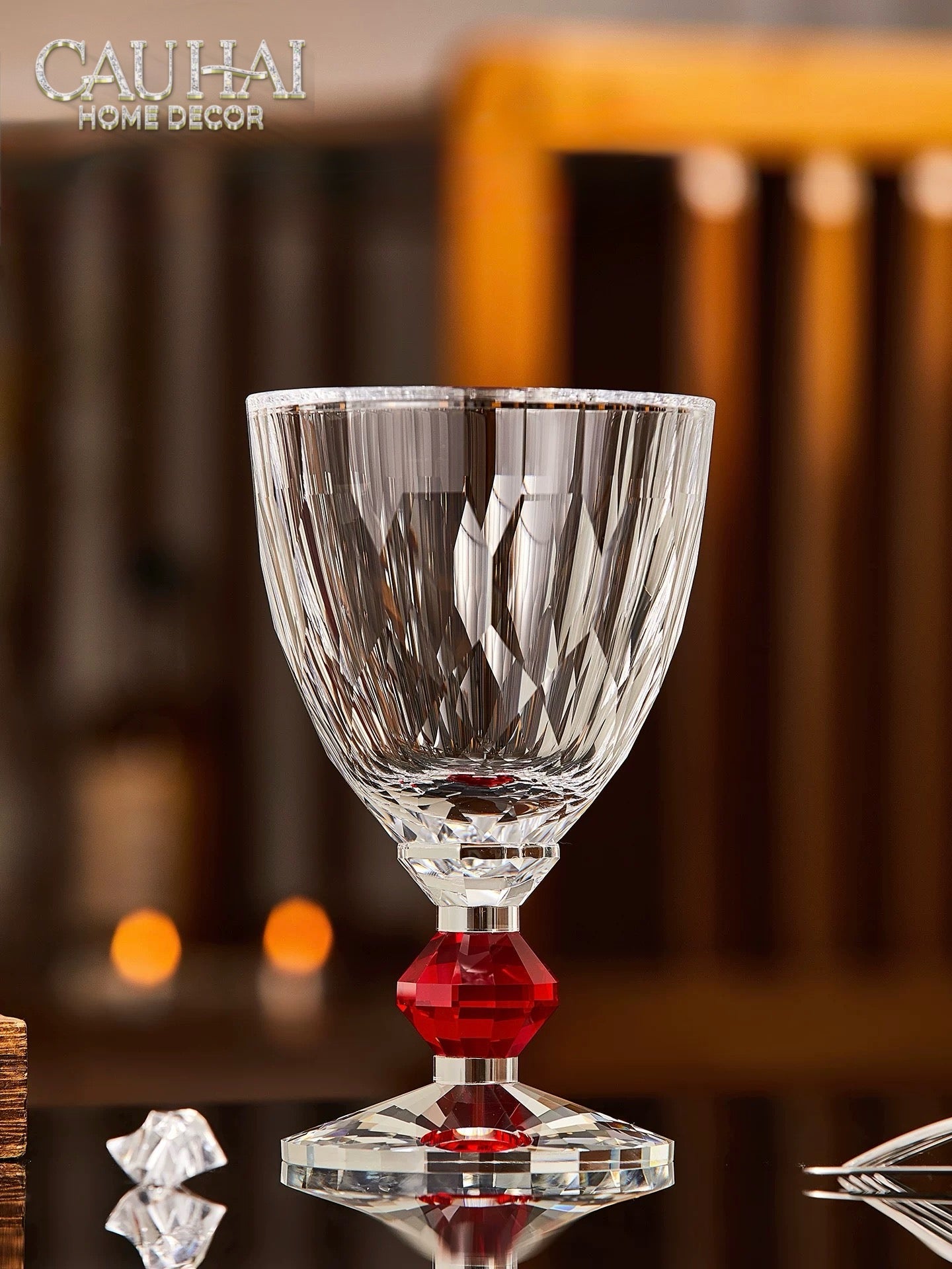 Maison Couture - Ly Pha Lê Cristalleries Goblet Burgundy Glasses 270ml-LY THỦY TINH-CẬU HAI HOME DECOR