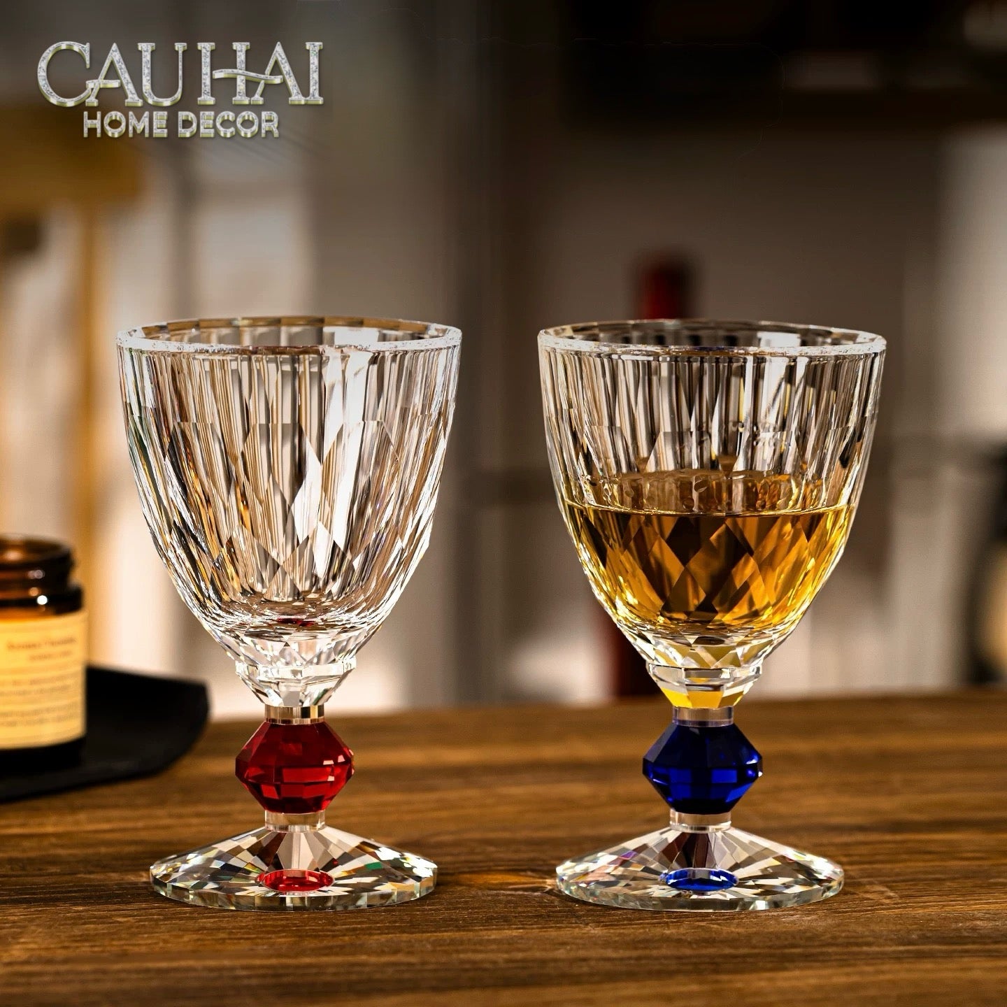Maison Couture - Ly Pha Lê Cristalleries Goblet Burgundy Glasses 270ml-LY THỦY TINH-CẬU HAI HOME DECOR