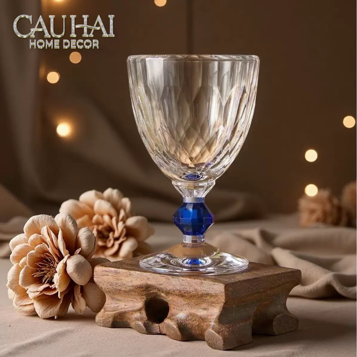 Maison Couture - Ly Pha Lê Cristalleries Goblet Burgundy Glasses 270ml-LY THỦY TINH-CẬU HAI HOME DECOR