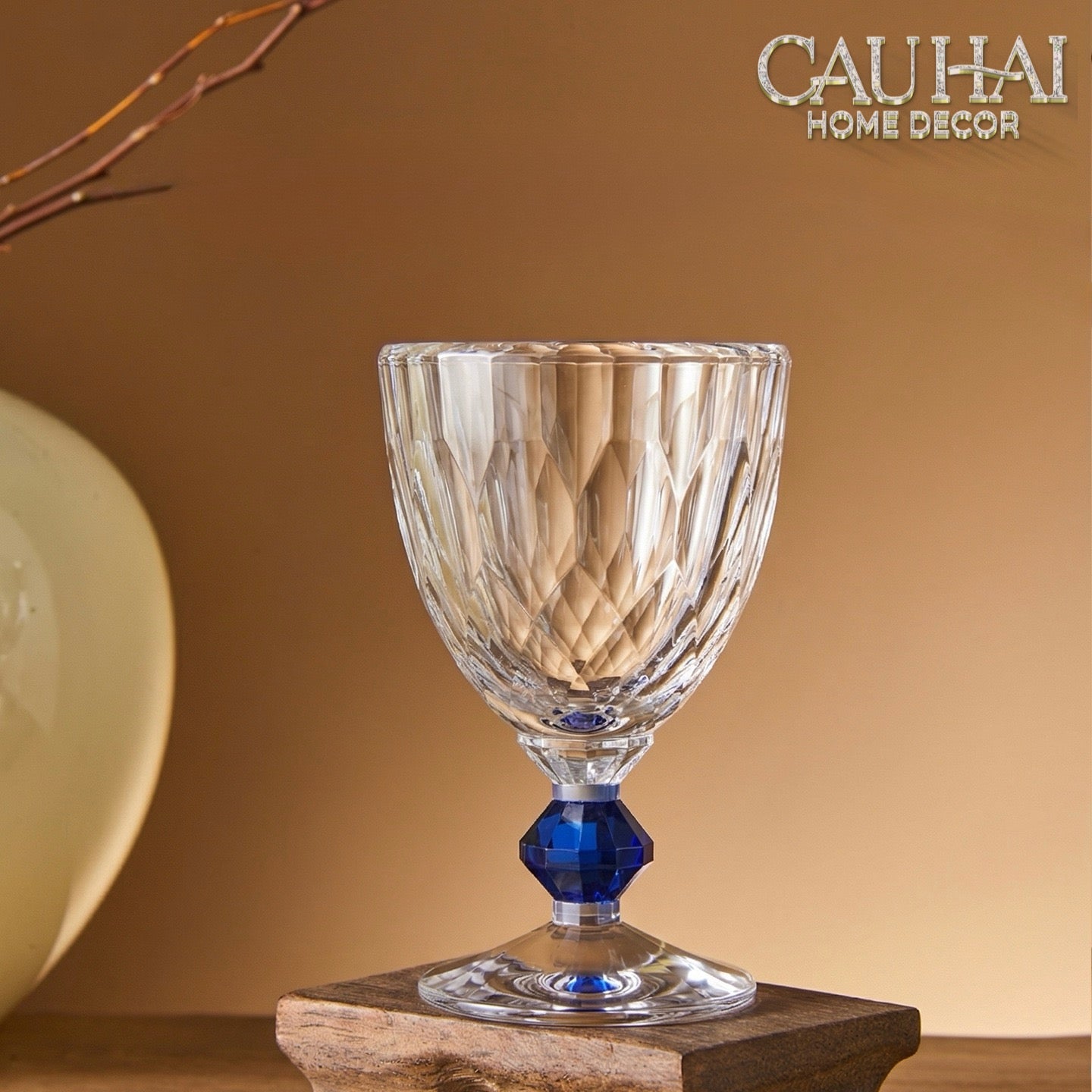 Maison Couture - Ly Pha Lê Cristalleries Goblet Burgundy Glasses 270ml-LY THỦY TINH-CẬU HAI HOME DECOR