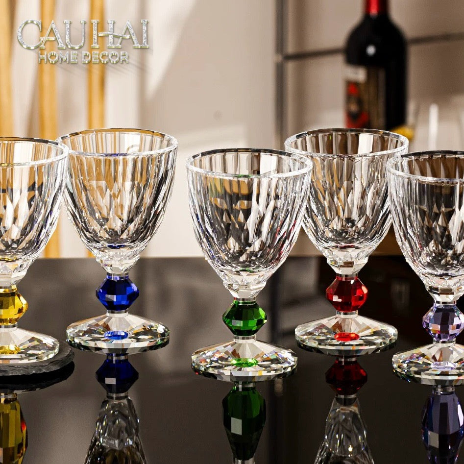 Maison Couture - Ly Pha Lê Cristalleries Goblet Burgundy Glasses 270ml-LY THỦY TINH-CẬU HAI HOME DECOR