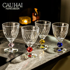 Maison Couture - Ly Pha Lê Cristalleries Goblet Burgundy Glasses 270ml-LY THỦY TINH-CẬU HAI HOME DECOR