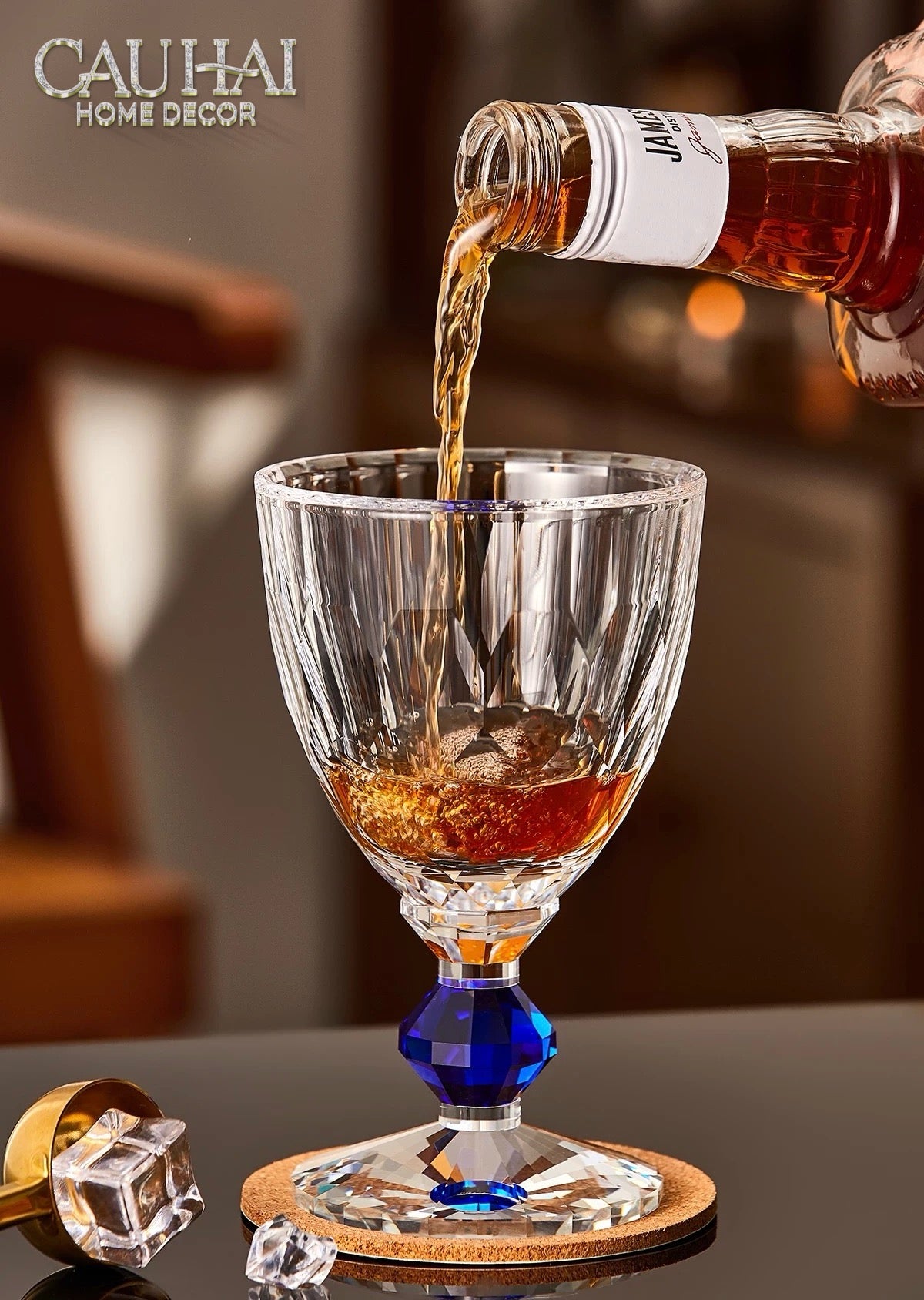Maison Couture - Ly Pha Lê Cristalleries Goblet Burgundy Glasses 270ml-LY THỦY TINH-CẬU HAI HOME DECOR