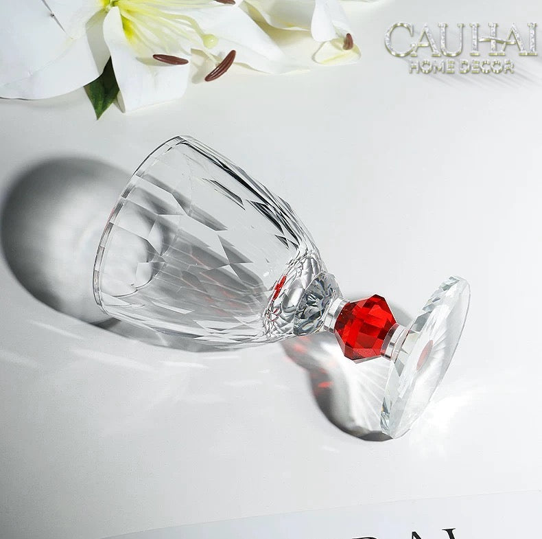 Maison Couture - Ly Pha Lê Cristalleries Goblet Burgundy Glasses 270ml-LY THỦY TINH-CẬU HAI HOME DECOR