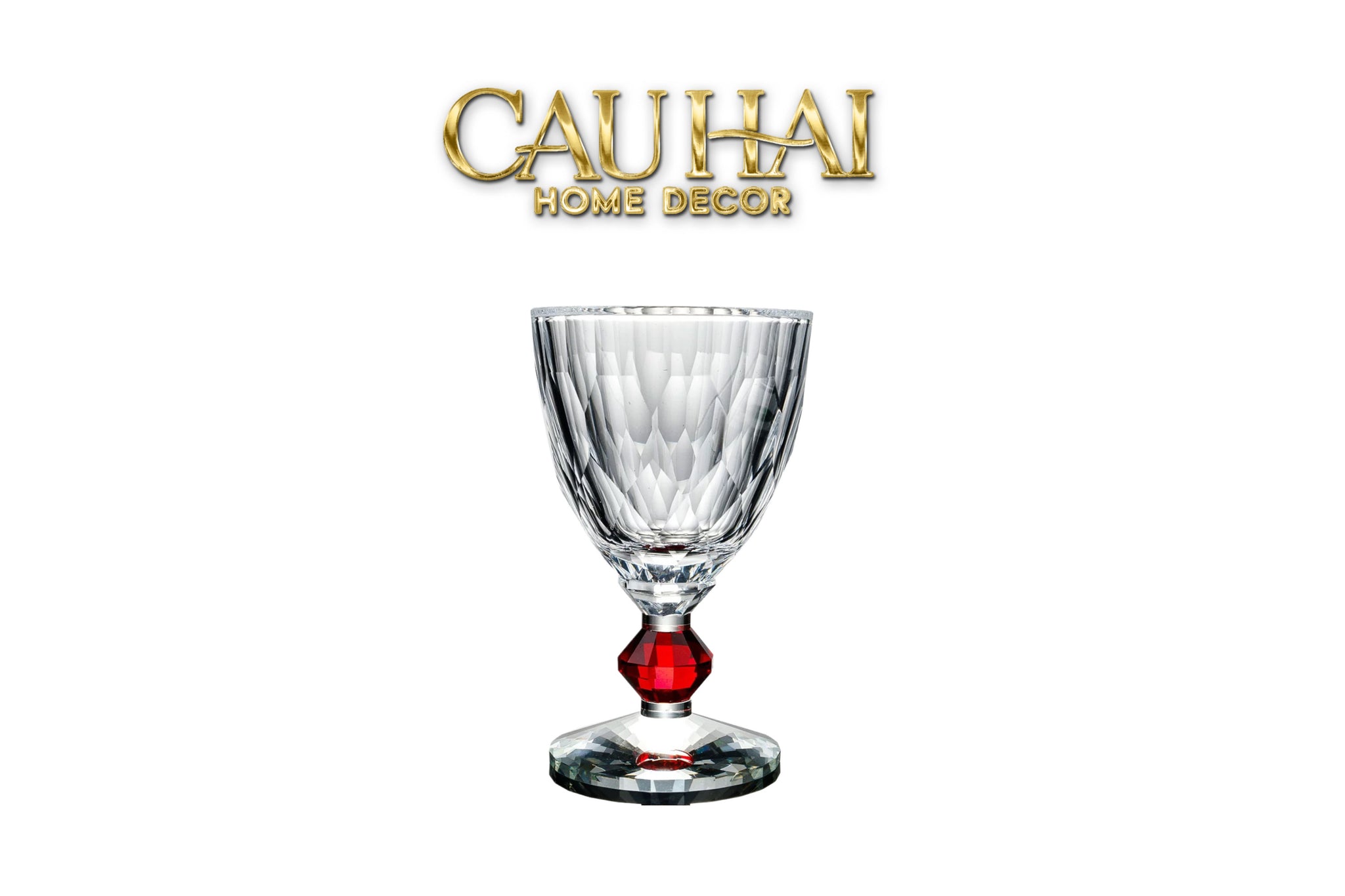 Maison Couture - Ly Pha Lê Cristalleries Goblet Burgundy Glasses 270ml-LY THỦY TINH-CẬU HAI HOME DECOR