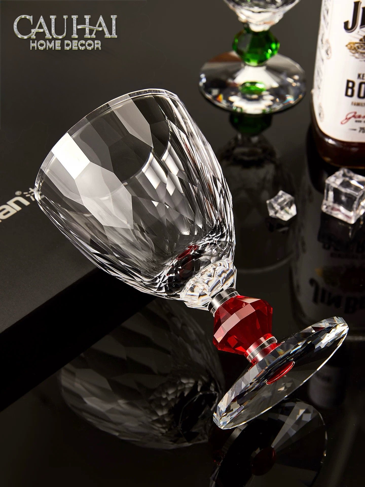 Maison Couture - Ly Pha Lê Cristalleries Goblet Burgundy Glasses 270ml-LY THỦY TINH-CẬU HAI HOME DECOR