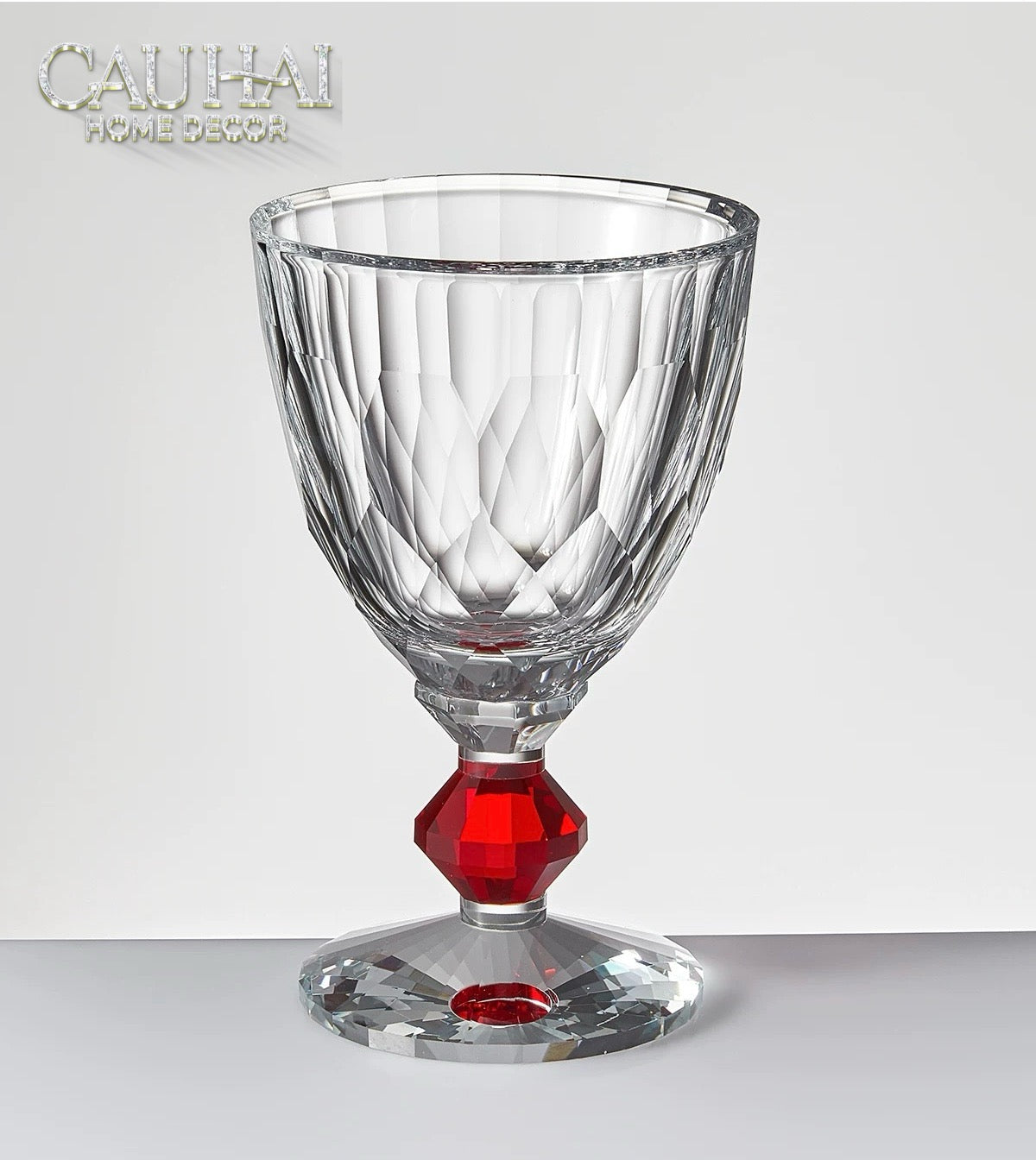 Maison Couture - Ly Pha Lê Cristalleries Goblet Burgundy Glasses 270ml-LY THỦY TINH-CẬU HAI HOME DECOR
