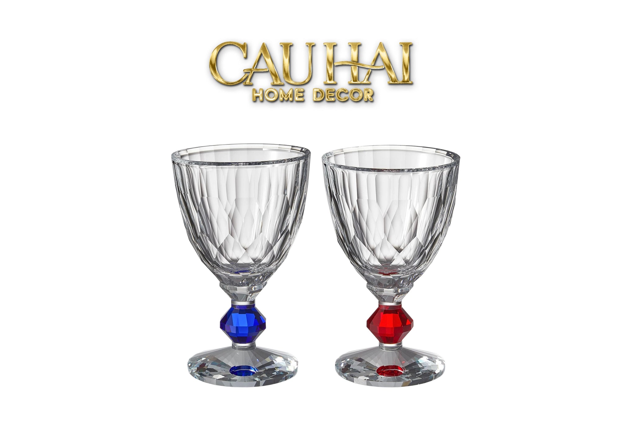 Maison Couture - Ly Pha Lê Cristalleries Goblet Burgundy Glasses 270ml-LY THỦY TINH-CẬU HAI HOME DECOR