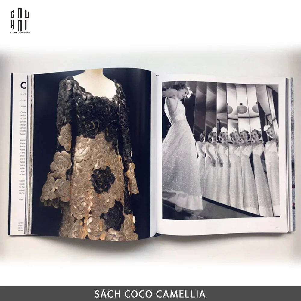 Maison Couture - Sách Fashion Runway - Coco Camélia 25x29x2.5-SÁCH TRANG TRÍ-CẬU HAI HOME DECOR