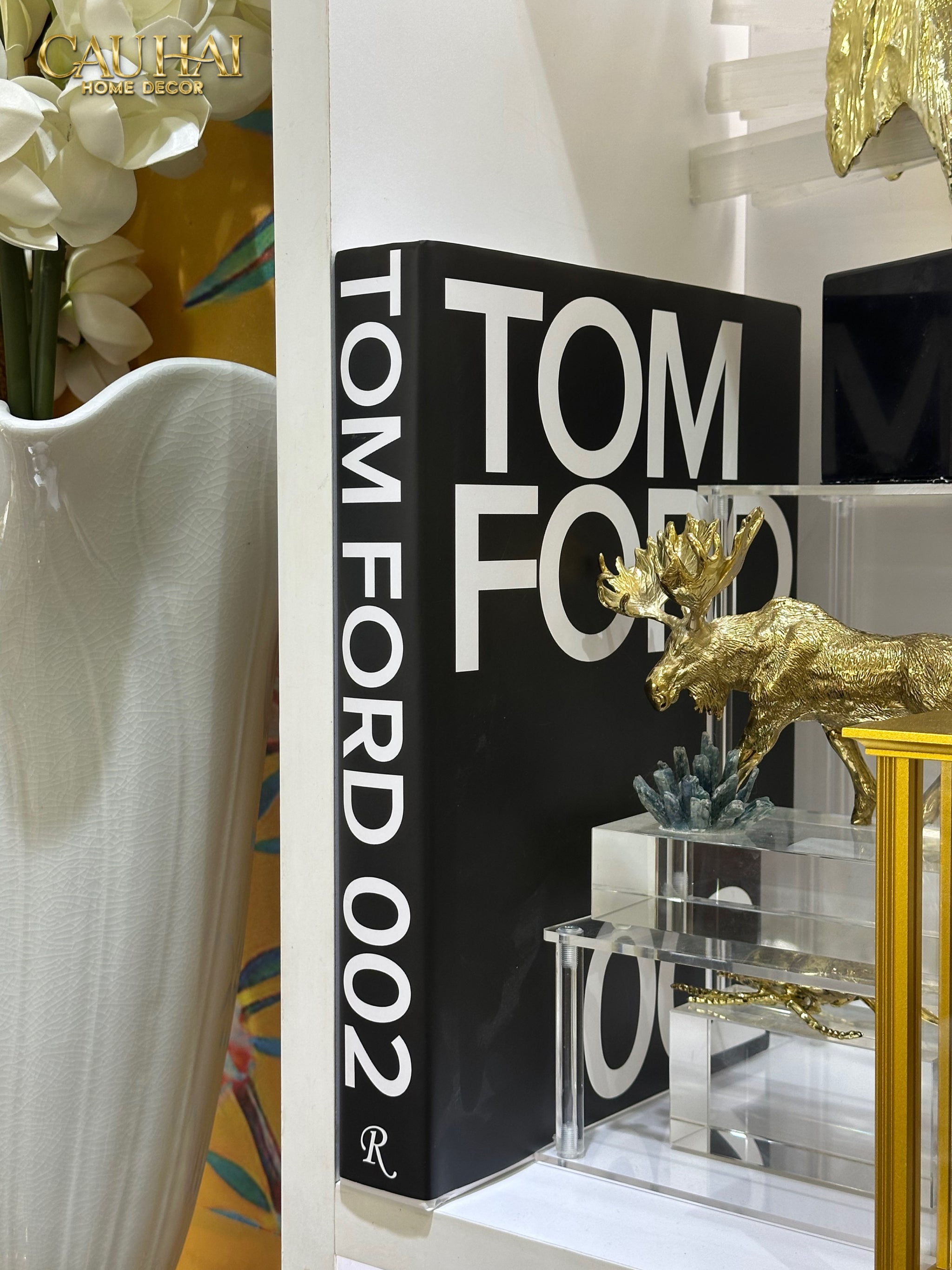 Maison Couture - Sách Fashion Runway Tom Ford 002 - Noir / Blanc / Gris-SÁCH TRANG TRÍ-CẬU HAI HOME DECOR