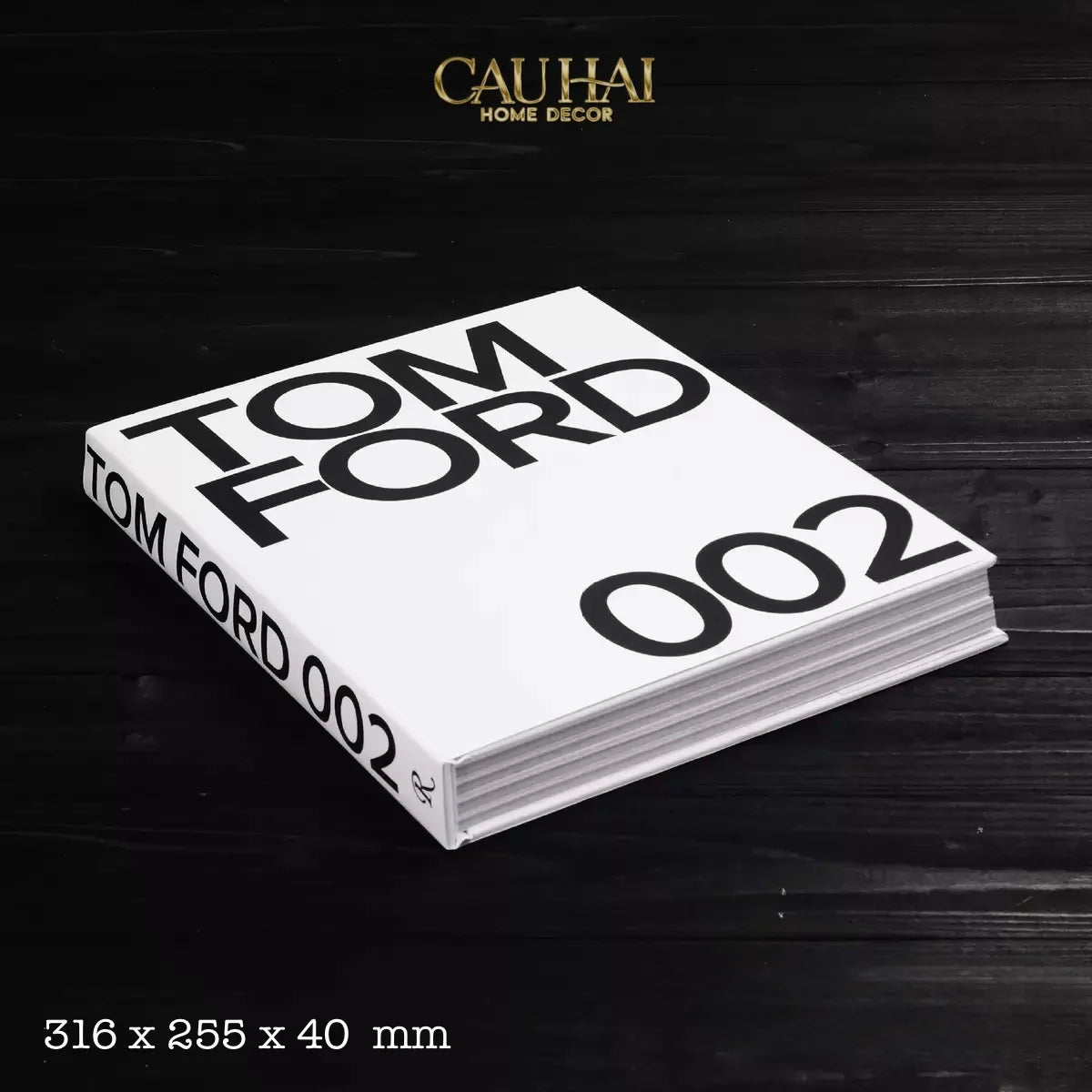 Maison Couture - Sách Fashion Runway Tom Ford 002 - Noir / Blanc / Gris-SÁCH TRANG TRÍ-CẬU HAI HOME DECOR