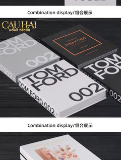 Maison Couture - Sách Fashion Runway Tom Ford 002 - Noir / Blanc / Gris-SÁCH TRANG TRÍ-CẬU HAI HOME DECOR