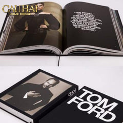 Maison Couture - Sách Fashion Runway Tom Ford 002 - Noir / Blanc / Gris-SÁCH TRANG TRÍ-CẬU HAI HOME DECOR