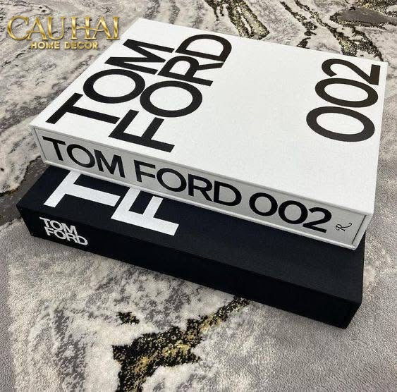 Maison Couture - Sách Fashion Runway Tom Ford 002 - Noir / Blanc / Gris-SÁCH TRANG TRÍ-CẬU HAI HOME DECOR