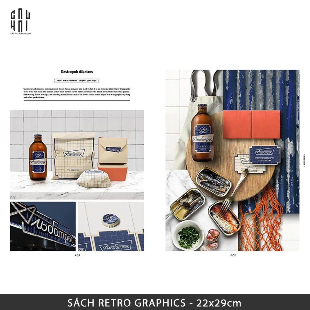 Maison Couture - Sách Retro Graphics Classic Vintage-CẬU HAI HOME DECOR