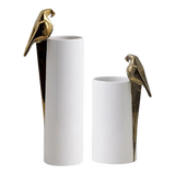 Maison Couture - Set 2 Bình Hoa Gốm Sứ Vẹt Mào Lumière Origami Parrot Vase.-BÌNH HOA-Đối tác tại Trung Quốc theo từng đơn đặt hàng-CẬU HAI HOME DECOR