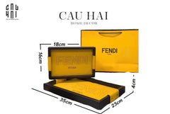 Maison Couture - Set 2 Khay Da Chữ Nhật Atélier Allure Fancy By F.D-KHAY TRANG TRÍ-CẬU HAI HOME DECOR