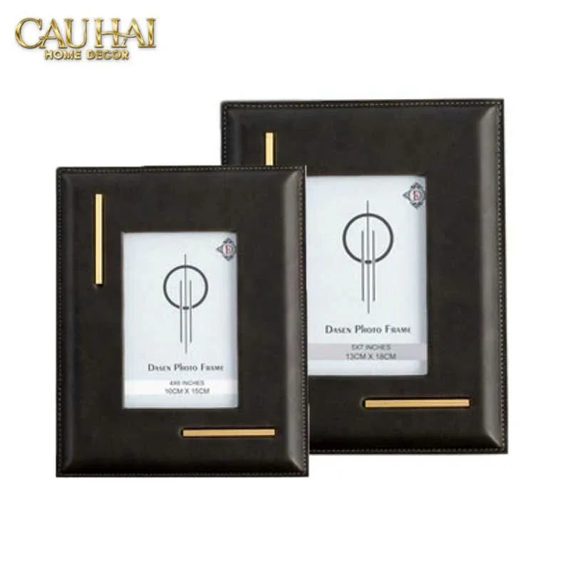 Maison Couture - Set 2 Khung Ảnh Da Mystery Savoir Frame-KHUNG ẢNH-CẬU HAI HOME DECOR