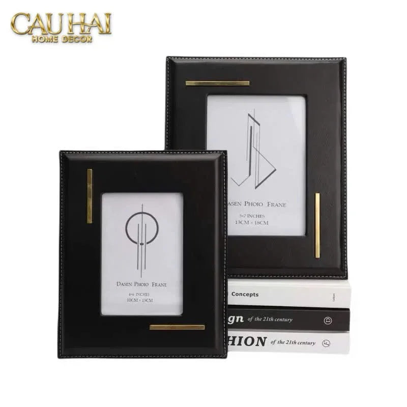 Maison Couture - Set 2 Khung Ảnh Da Mystery Savoir Frame-KHUNG ẢNH-CẬU HAI HOME DECOR