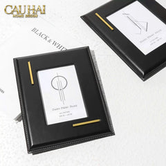 Maison Couture - Set 2 Khung Ảnh Da Mystery Savoir Frame-KHUNG ẢNH-CẬU HAI HOME DECOR