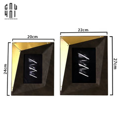 Maison Couture - Set 2 Khung Ảnh Da Savoir Faire Diamant Facetté Leather Frame-KHUNG ẢNH-CẬU HAI HOME DECOR