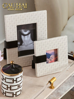 Maison Couture - Set 2 Khung Ảnh White Pearl Cannage-KHUNG ẢNH-CẬU HAI HOME DECOR
