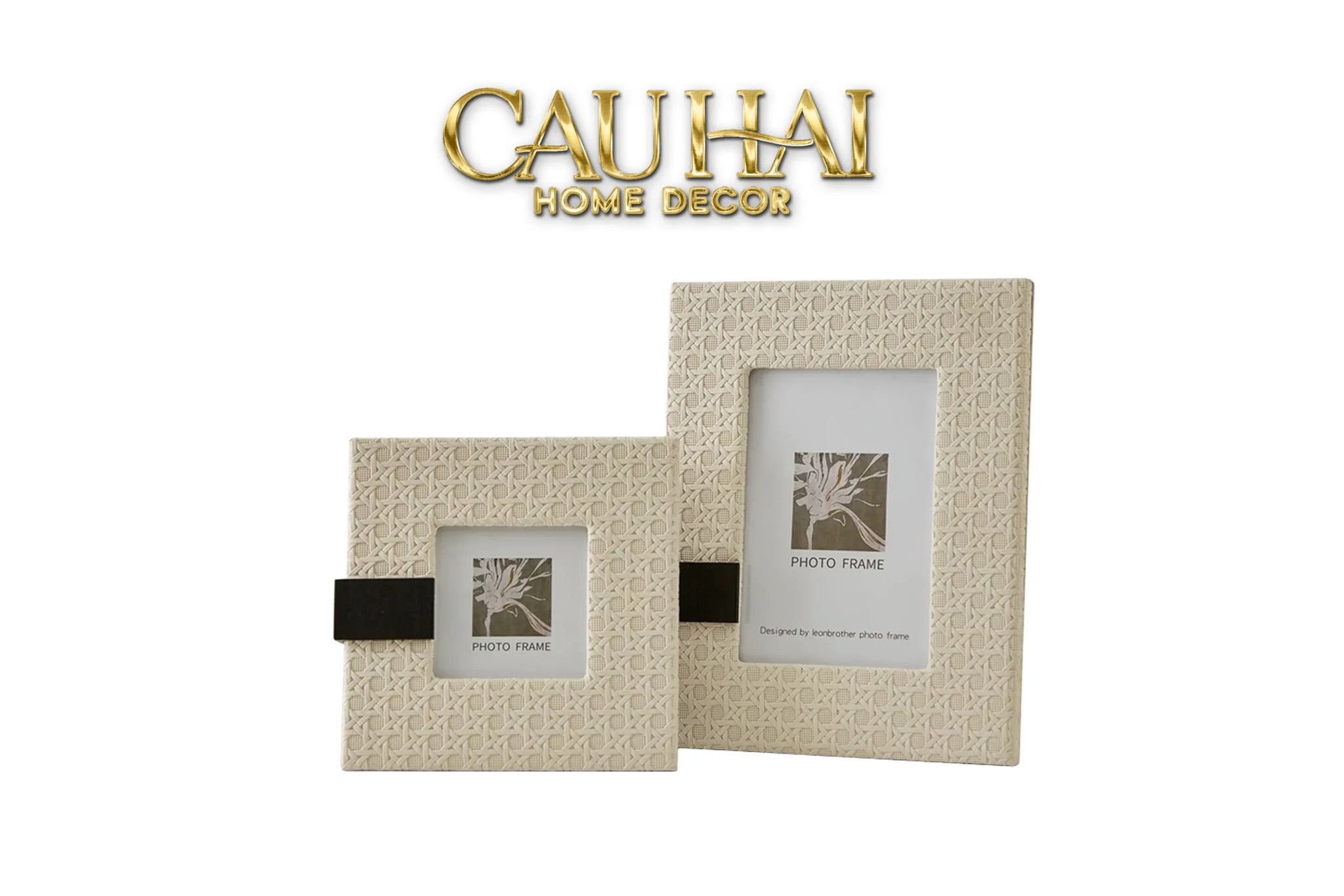 Maison Couture - Set 2 Khung Ảnh White Pearl Cannage-KHUNG ẢNH-CẬU HAI HOME DECOR