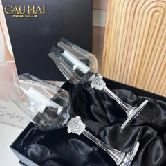 Maison Couture - Set 2 Ly Medusa Firma Lusso 476Ml Vino Rosso Glasses Full Box-LY THỦY TINH-CẬU HAI HOME DECOR