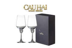 Maison Couture - Set 2 Ly Medusa Firma Lusso 476Ml Vino Rosso Glasses Full Box-LY THỦY TINH-CẬU HAI HOME DECOR