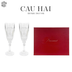 Maison Couture - Set 2 Ly Pha Lê Champagne Crown Cristalleries Allure Champagne Glasses 21.5x6.5 210ml-LY THỦY TINH-CẬU HAI HOME DECOR