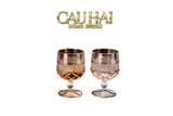 Maison Couture - Set 2 Ly Pha Lê D'Or Walter Goblet Cristalleries Glasses 250Ml-LY THỦY TINH-CẬU HAI HOME DECOR