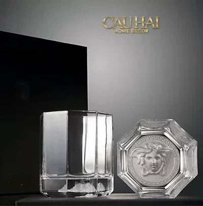 Maison Couture - Set 2 Ly Pha Lê Medusa V Class Cristalleries Facetté Rock Lowball Glasses 170ml-LY THỦY TINH-CẬU HAI HOME DECOR