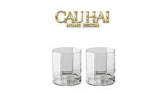 Maison Couture - Set 2 Ly Pha Lê Medusa V Class Cristalleries Facetté Rock Lowball Glasses 170ml-LY THỦY TINH-CẬU HAI HOME DECOR