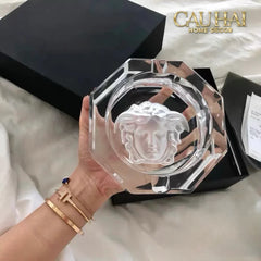 Maison Couture - Set 2 Ly Pha Lê Medusa V Class Cristalleries Facetté Rock Lowball Glasses 170ml-CẬU HAI HOME DECOR