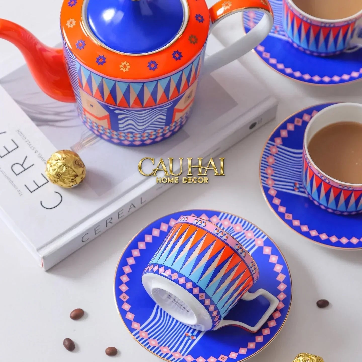 Maison Couture - Set 2 Ly Trà Cà Phê / Prismatique Royale Mug Arlequin 500Ml-CẬU HAI HOME DECOR