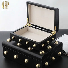Maison Couture - Set 2 Rương Jewelry Gothic Blackhorn Chest Fw25-TƯỢNG TRANG TRÍ-CẬU HAI HOME DECOR