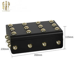 Maison Couture - Set 2 Rương Jewelry Gothic Blackhorn Chest Fw25-TƯỢNG TRANG TRÍ-CẬU HAI HOME DECOR