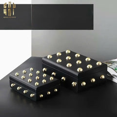 Maison Couture - Set 2 Rương Jewelry Gothic Blackhorn Chest Fw25-TƯỢNG TRANG TRÍ-CẬU HAI HOME DECOR