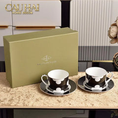 Maison Couture - Set 2 Tách Trà Château Clover Signature - L’Atelier Rayé Tasses & Soucoupes 4pcs-SET BÌNH TRÀ-CẬU HAI HOME DECOR