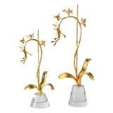 Maison Couture - Set 2 Tượng Kim Điệp Phúc Lâm Haute Orchid Golden Branches H41 / H31-TƯỢNG TRANG TRÍ-CẬU HAI HOME DECOR-CẬU HAI HOME DECOR