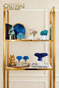 Maison Couture - Set 2 Tượng San Hô Đế Pha Lê Azure Tidal Aether Coral-TƯỢNG TRANG TRÍ-CẬU HAI HOME DECOR