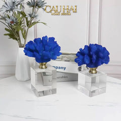 Maison Couture - Set 2 Tượng San Hô Đế Pha Lê Azure Tidal Aether Coral-TƯỢNG TRANG TRÍ-CẬU HAI HOME DECOR