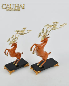 Maison Couture - Set 2 Tượng Thiên Gạc Hươu Les Cerfs Jumeaux à la Ramure Divine 37/44-CẬU HAI HOME DECOR