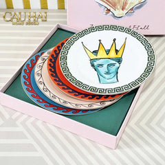 Maison Couture - Set 4 Đĩa Tráng Miệng 20cm Ginori 8" Labirito Héritage Dinner/Desert Plates Set 4pcs-CẬU HAI HOME DECOR