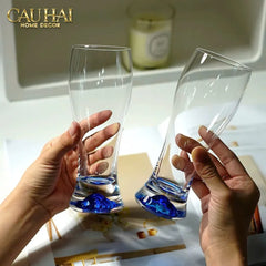 Maison Couture - Set 6 Ly Bia Thuỷ Tinh Oceanami & Cristalleries Stemware Rack 320Ml-LY THỦY TINH-CẬU HAI HOME DECOR